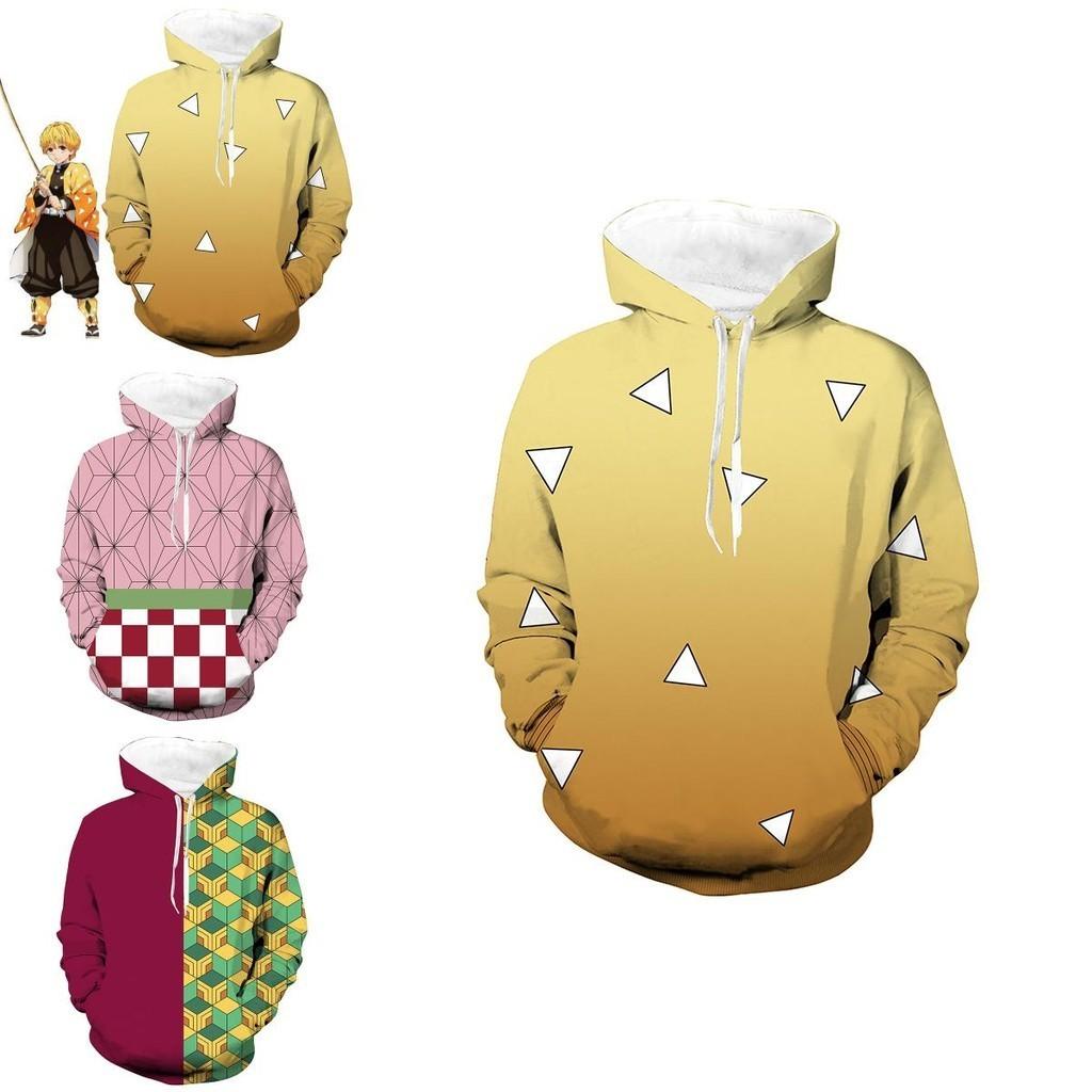 Demon Slayer Kimetsu No Yaiba 3d Printed Hoodie Sweatshirt Cozy Pullover Coat
