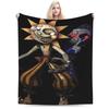 Coperta Divertente Sundrop E Moondrop fnaf Leggera Sottile Flanella Comoda Coperta da Divano Lavabile in Lavatrice