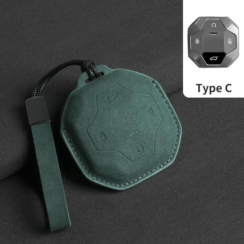 Suede Car Key Case Cover for Chery Jetour Dashing X-1 Plus DTC IDM 2022 2023 for Chery JETOUR X70 X70plus X70m X90plus X95pro