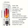 450ml Fruit Juicer 8 Blades 3 Gears USB Rechargeable Portable Blender Ice Crusher for Shakes and Smoothies Juicer Cup