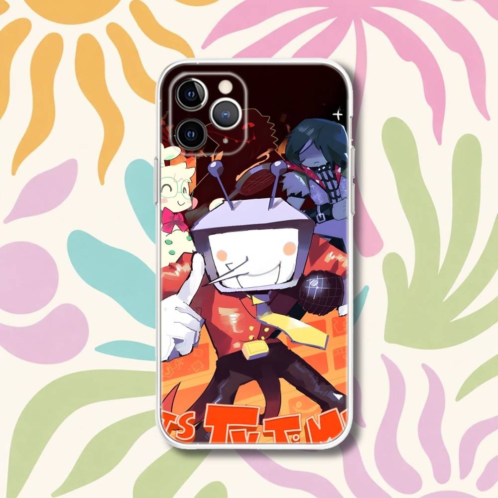 Tenna Spamton D-Deltarune Game Phone Case For iPhone 17,16,15,11,12,14,13 Pro Max Plus Mini X,XS,XR,7,16E Air Transparent Fundas