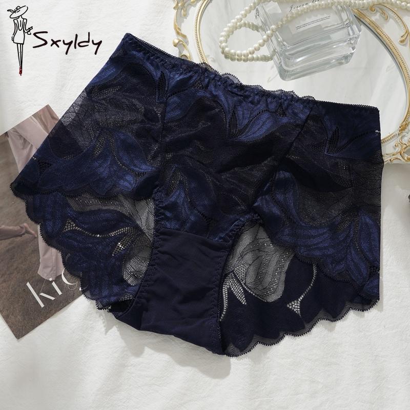 Przezroczysta Seksowna Koronkowa Bielizna Damska Majtki Średnio Wysokie Damskie Przewiewne Majtki z Wycięciami Bielizna