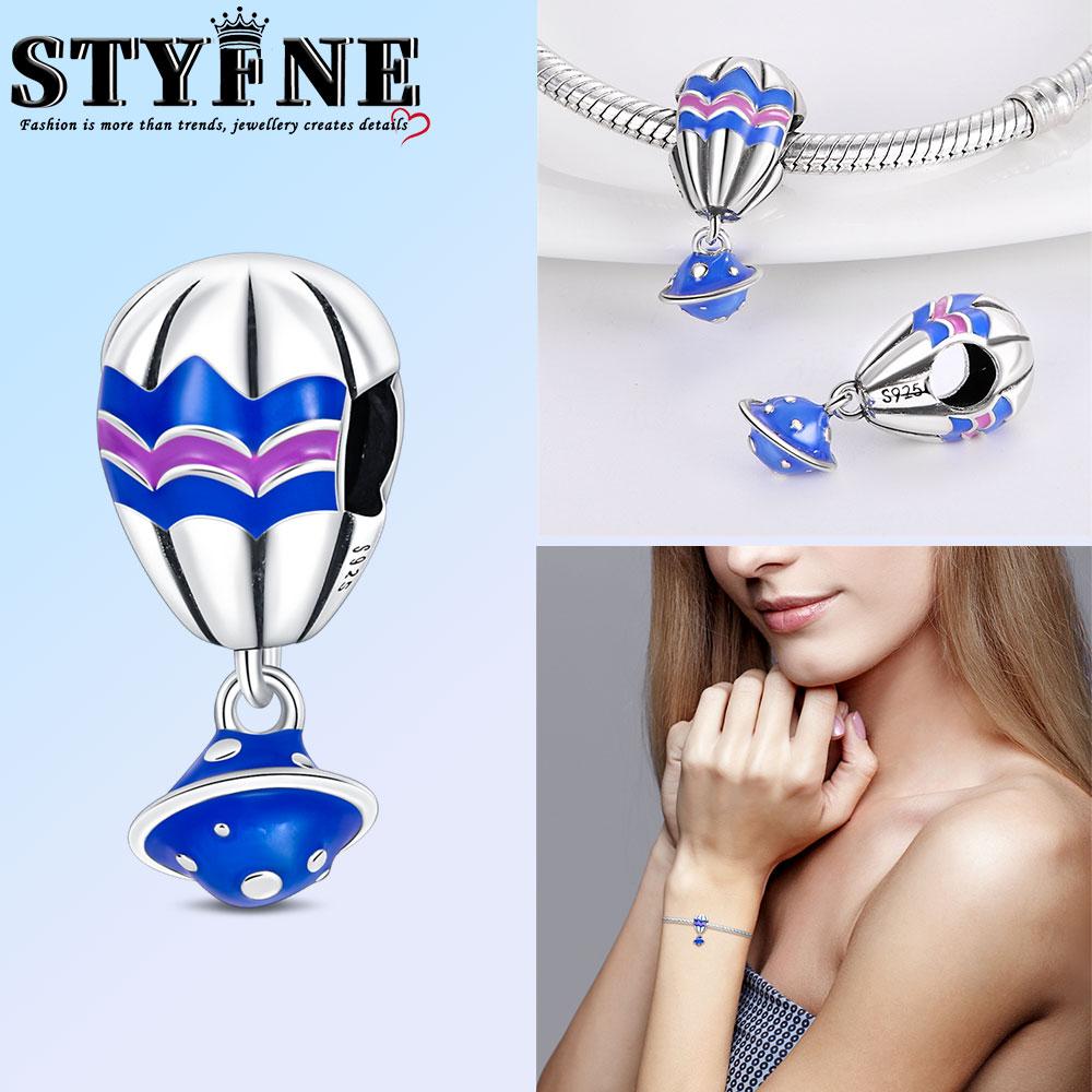 Anniversary Luggage Airplane Passport Three-Piece Set Copper Charms Fit Original Bracelet Jewelry Making For Women Gift