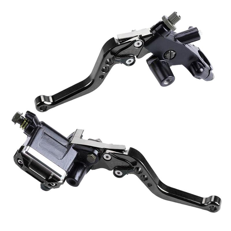 1 Pair 7/8  22mm Universal Motorcycle Brake Clutch Master Cylinder Reservoir