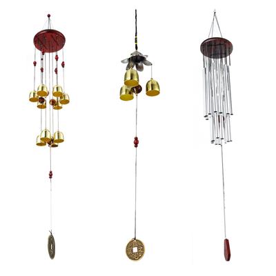 Pendenti per Balcone Esterno Metallo Rame Campanelli a Vento Campane Decorative per Giardino Cortile Patio Decorazione Casa e Regalo