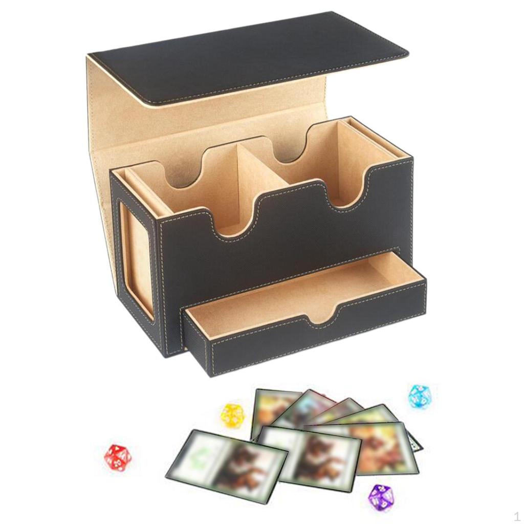 Card Deck Box for Organizing 320+ Cards - Stylish Storage Solution