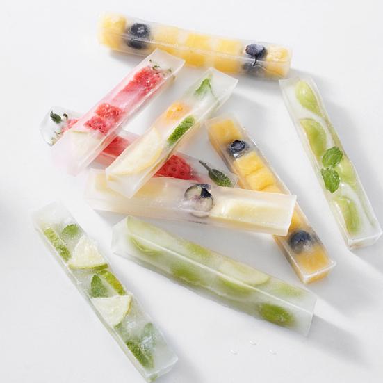 Ice Cube Mold French Fries Ice Tray for Freezer BPA Free Creative Popsicle Maker Magnetic DIY Kitchen Tools