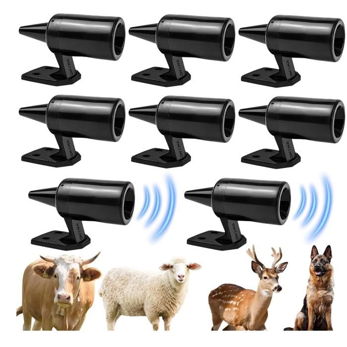 Lot de 8 Sifflets à Ultrasons Anti-Gibier pour Voiture, Effaroucheur Sanglier et Cerfs, des Accidents pour Auto, Camion, Motos, SUV