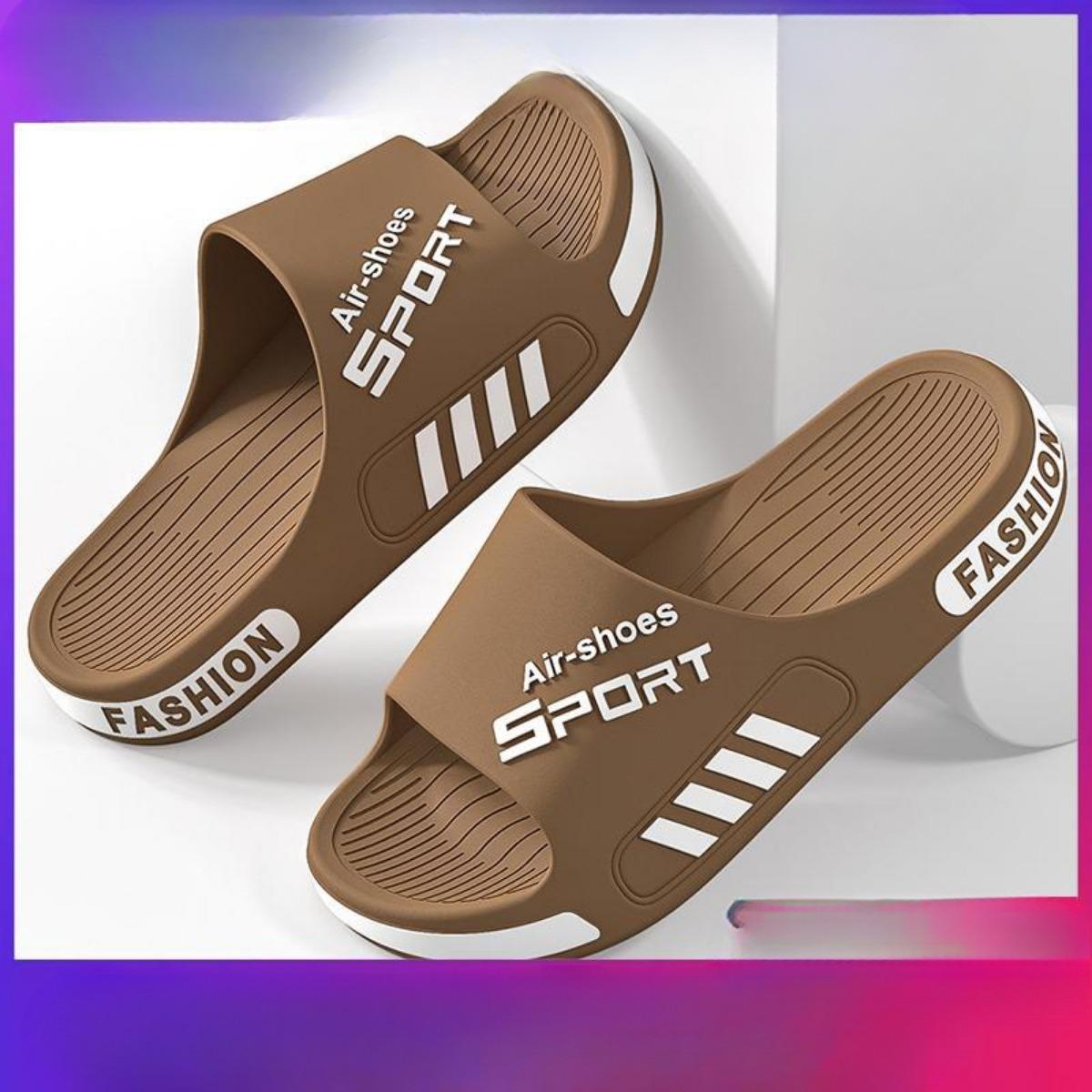 

Тапочки большого размера для мужчин и женщин, для летнего использования в помещении, для дома, 48, противоскользящие и износостойкие, для ванной, без запаха, 49, противоскользящие и прохладные тапочки 42-43 темно-коричневого