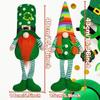 652F Patricks Day Long Leg Gnomes Plush Dolls Figurine for Festival Table Decors Leprechaun Swedish Elf Stuffed Figure Toy