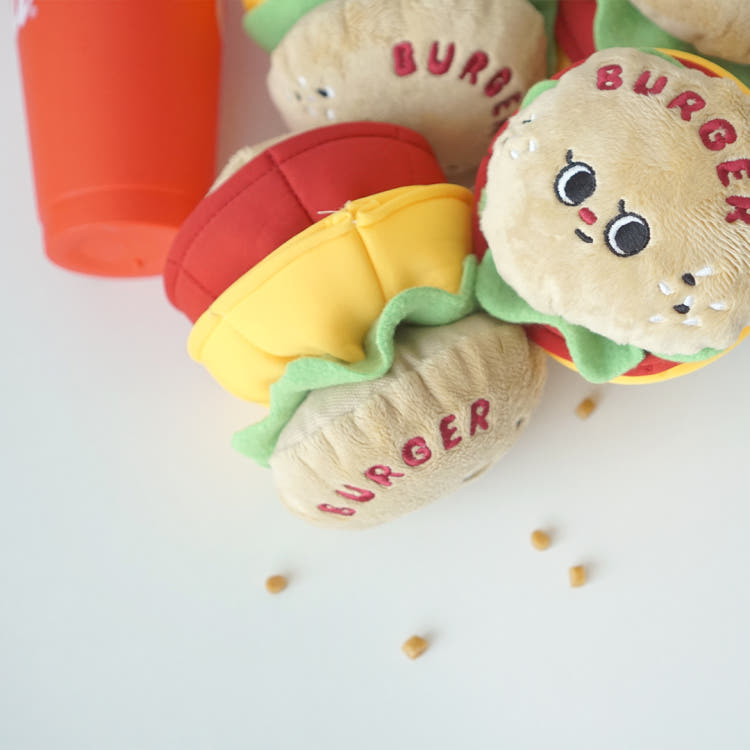 Dingdok Nosework King Burger - Difficult Toy, High Difficulty, Crackling