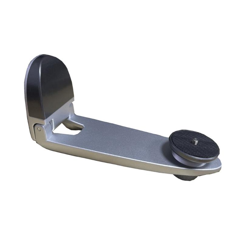 

Кронштейн для настенного крепления проектора из алюминиевого сплава, держатель, полка для хранения с регулируемым складным рычагом и поворотом на 360 градусов серебряный серый