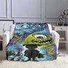 Monsters, Inc. Cartoon Disney Gift Soft Flannel Blanket, Suitable for Beds, Sofas, and Home Bedroom Blankets.
