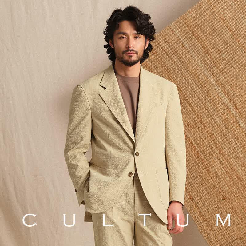 CULTUM Men's Breathable Seersucker Suit Collection