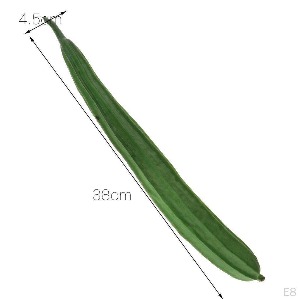 Artificial Green Cabbage Loofah PVC Vegetable Educational toy Decor Ornament