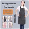 Cotton Linen Kitchen & Restaurant Waist Aprons for Household, Advertising, and Hotel Use