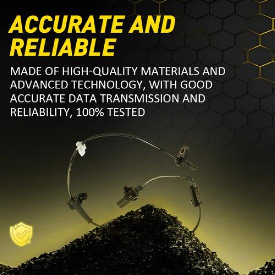 Front R&L ABS Wheel Speed Sensor For 2012-2015 Honda Civic 57450-TR0-013 EOOH