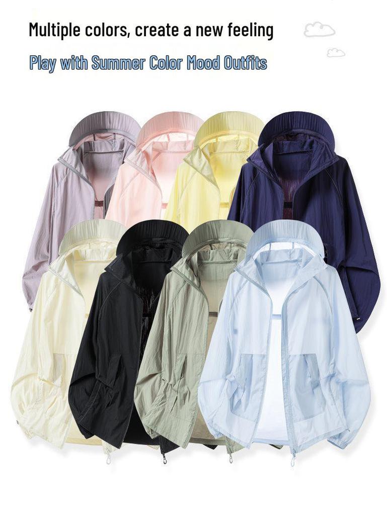 2026 Mountain System Unisex UPF50+ Windbreaker: Sun Protection, Cool Feel, Anti-Wind Outdoor Suit for Men and Women