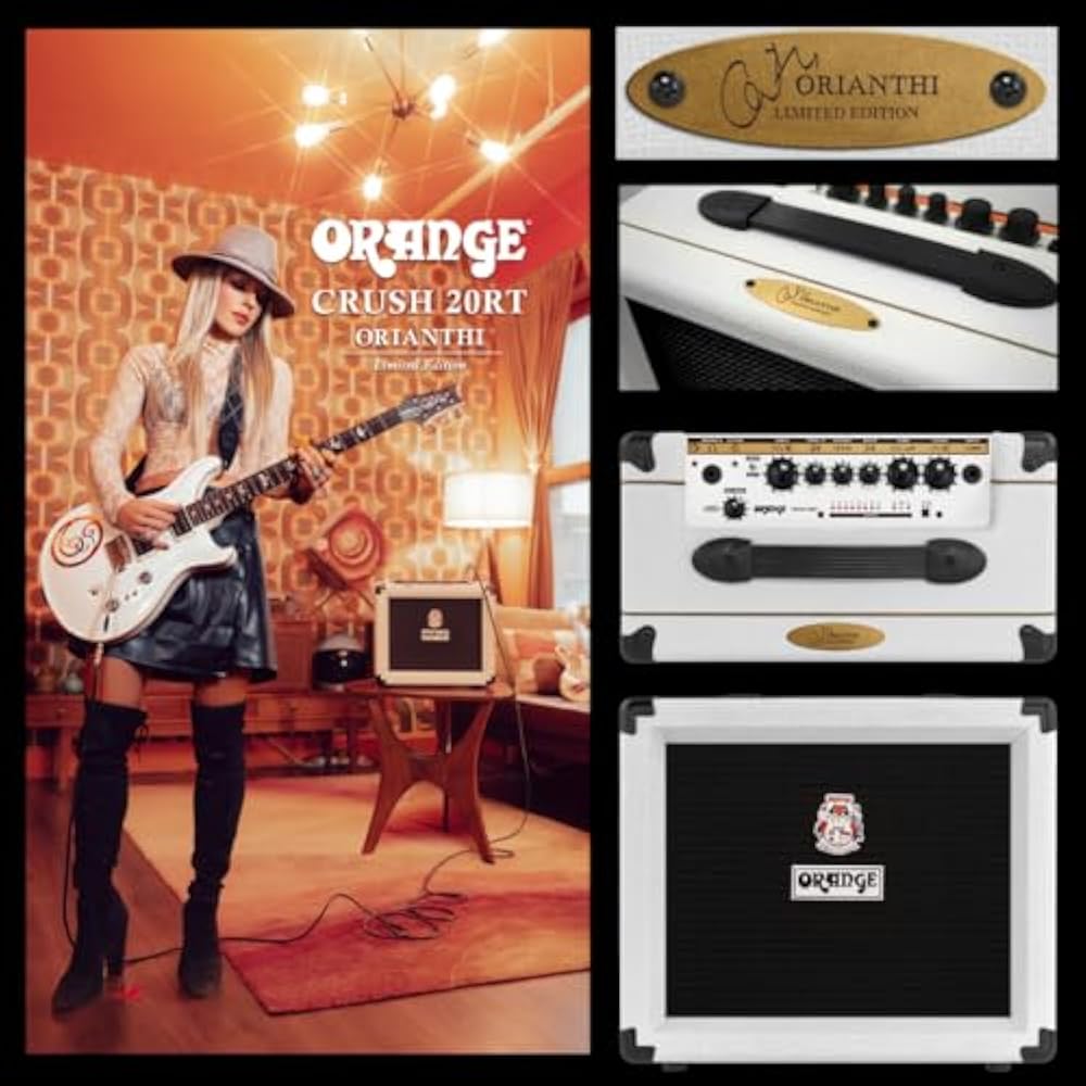 Orange Crush 20RT Orianthi Limited Edition Limited Edition 20 Watts, White