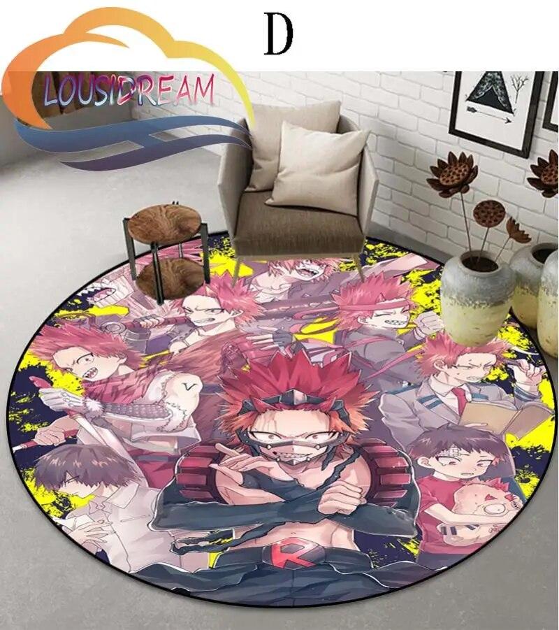 Cartoon My Hero Academia patternCarpet Round Carpet Home Decor Anti-slip  Area Rug {Customize Your Picture}