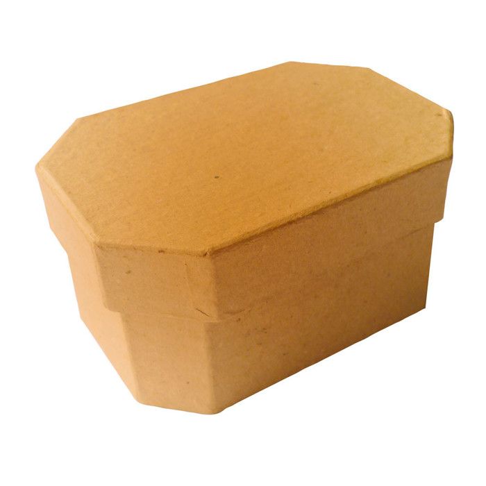 Boîte en carton - Graine créative - Octogonale - 10 cm - Décorative - Mixte