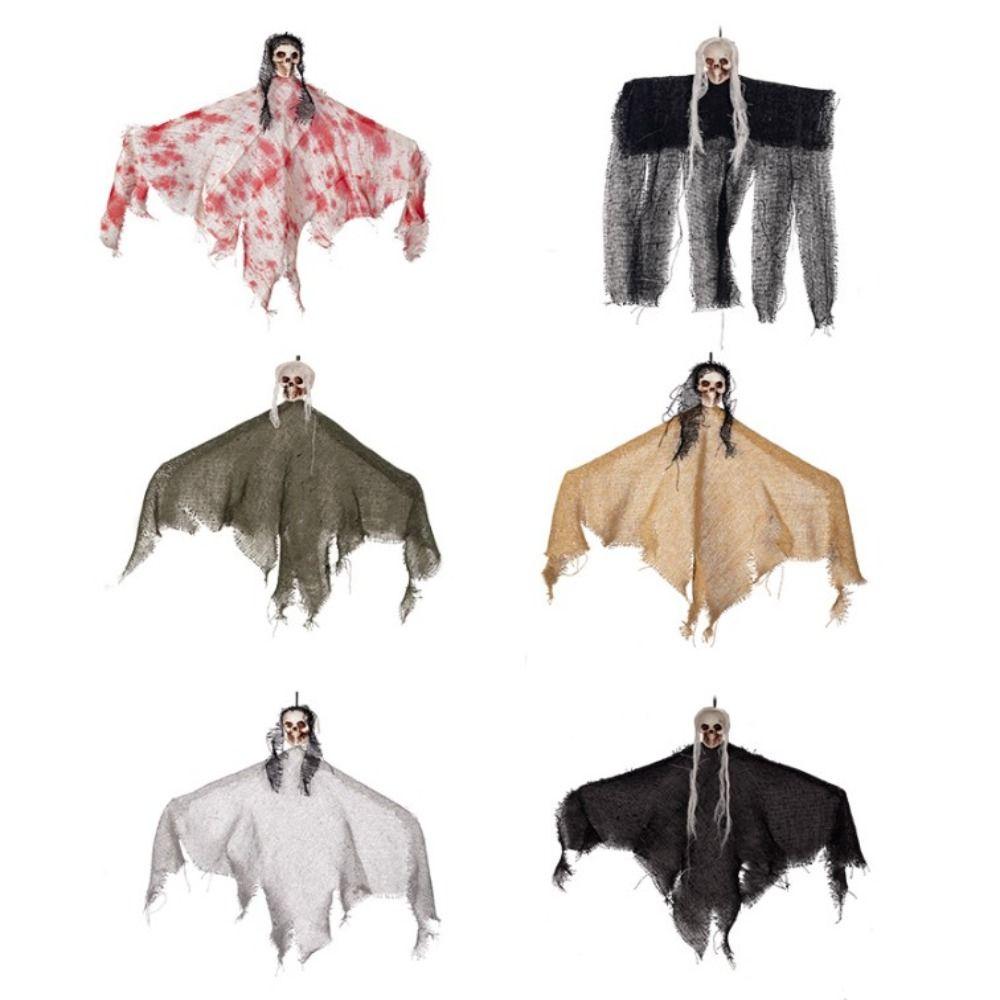 Hanging Ghosts Ornaments Scary Halloween Decoration Skull Ghost Pendants Haunted House
