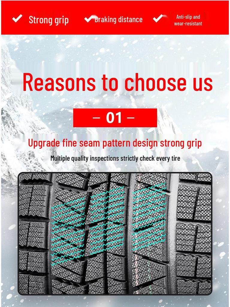 Rutschfeste SchneeReifen 235/65R18 für Cadillac Escalade, Touran H5, Santa Fe