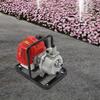 Pompa dell'acqua con motore a 2 tempi da 8500 giri/min 1,25 kW 43CC, avviamento manuale, raffreddata ad aria, ventola integrata, con serbatoio del carburante e filtro dell'aria