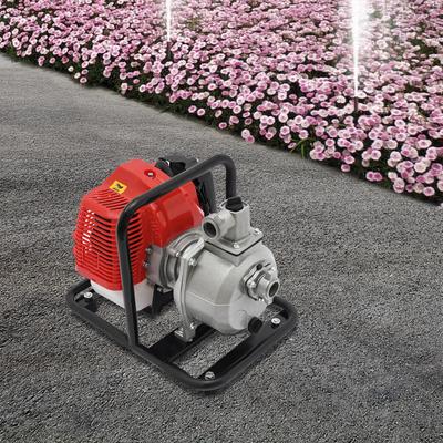 Vodní čerpadlo s dvoutaktním motorem 8500 ot./min 1,25 kW 43 ccm, ruční start, vzduchem chlazené, s vestavěným ventilátorem, s palivovou nádrží a vzduchovým filtrem