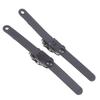 Adjustable Ski Strap Binding Attachment For Multiple Occasions With Ratchet Tongue Ladder To Secure Shoelaces For Roller Skating