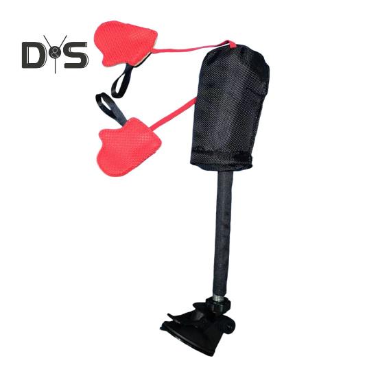 

Игрушка в виде боксерских перчаток для кошек с прочной присоской, пружинная, отскакивающая, интерактивная игрушка-боксерская груша для котят чёрный