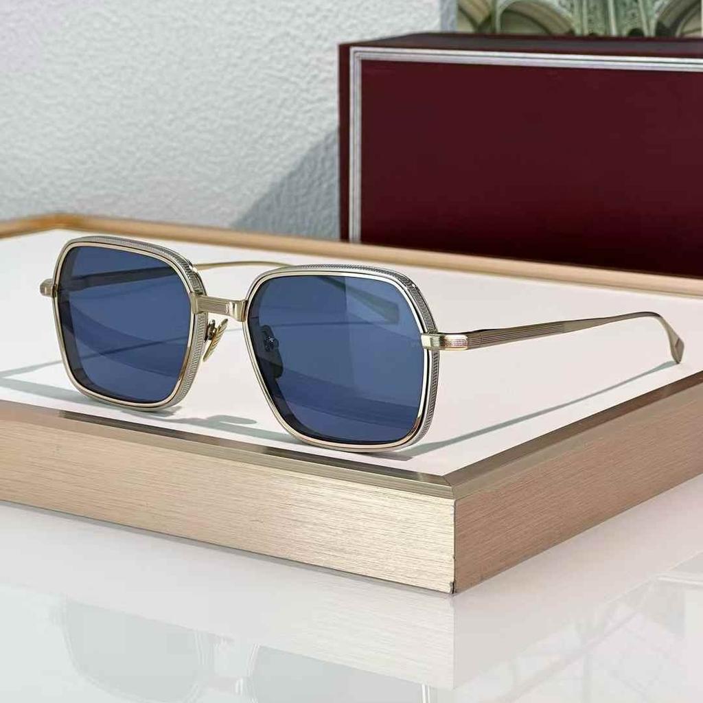 Heavy Metal Luxury Vintage Fashion Trend Sunglasses ADMIRAL Retro Square Design Ultralight Titanium UV400 Unisex A+ Top Quality