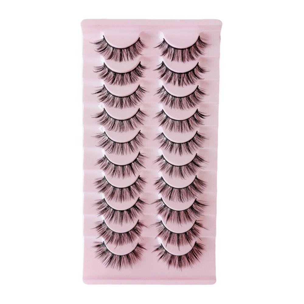 5/10 Pairs Soft False Eyelash Extension Dramatic Mink Eyelashes Beauty Faux Cils  Eyelash Extension