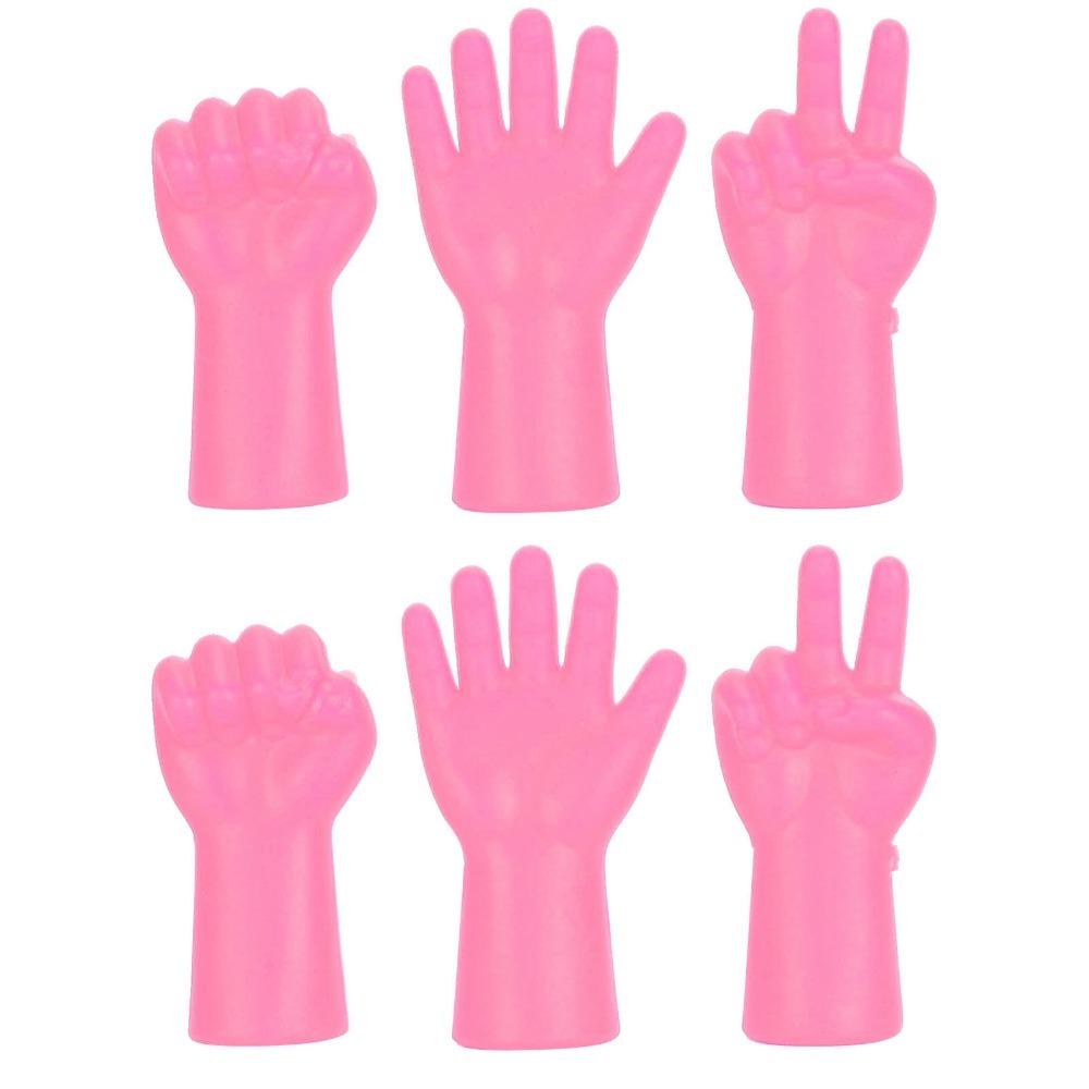 12pcs Hand Shape Design Needle Protector Caps Anti-Slip Prevent Dropping Knitting Pin Protectors Sweater Pin Caps