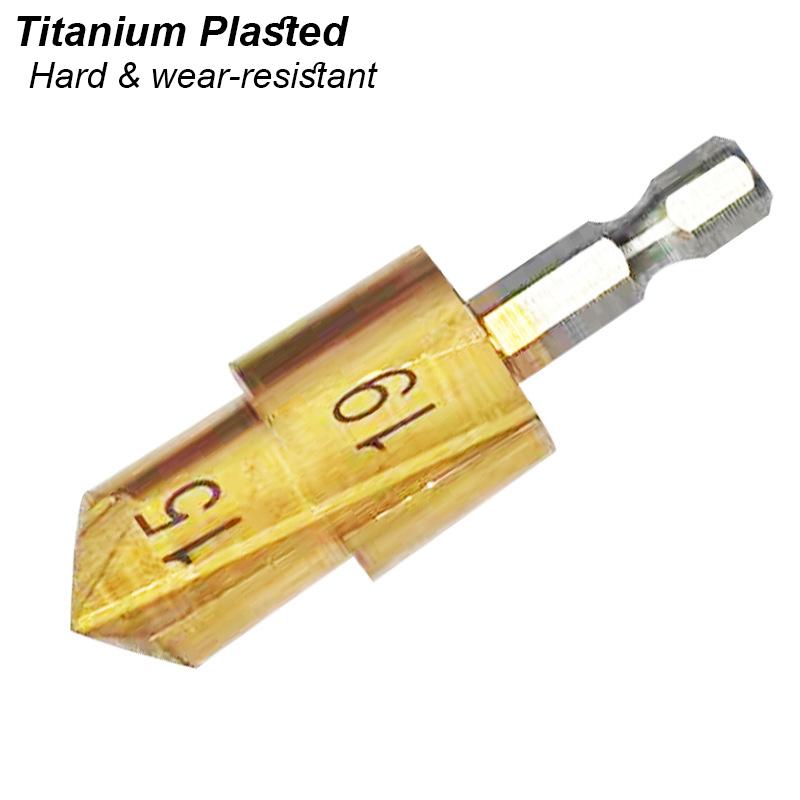 PPR Lifti Drill Bit Step Socket For Water PVC Pipe Expander Connector Repair Plumb Fit Reamer Ream Hole Elbow Tee Plumber Tool