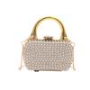 Mini Hollow out Crossbody Decorative Wallet Lock Buckle Hard Acrylic Daily Match Small Bag New 2026 Trendy Small Purse