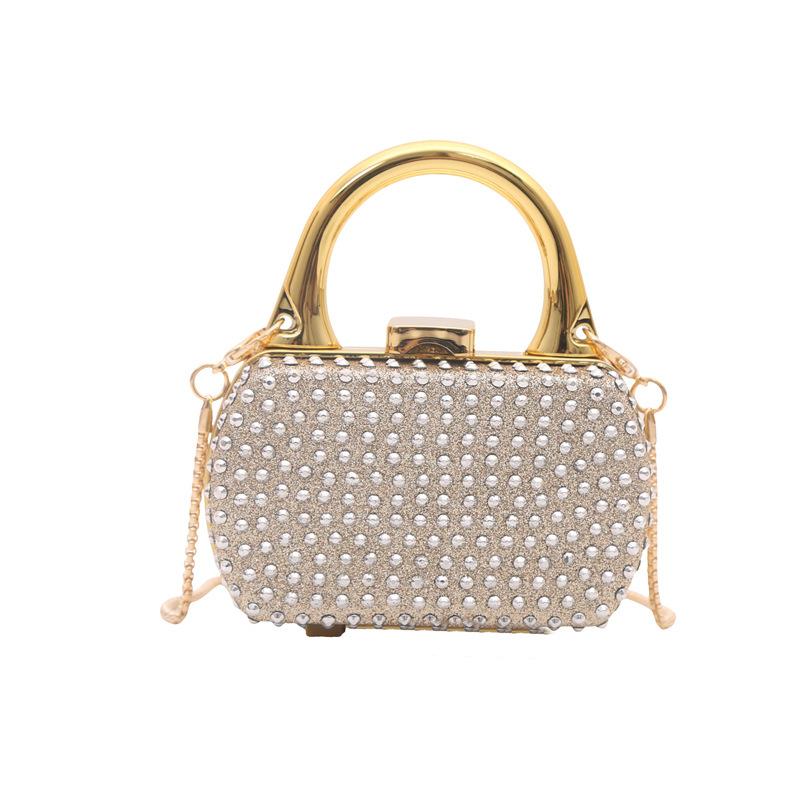Mini Hollow out Crossbody Decorative Wallet Lock Buckle Hard Acrylic Daily Match Small Bag New 2026 Trendy Small Purse