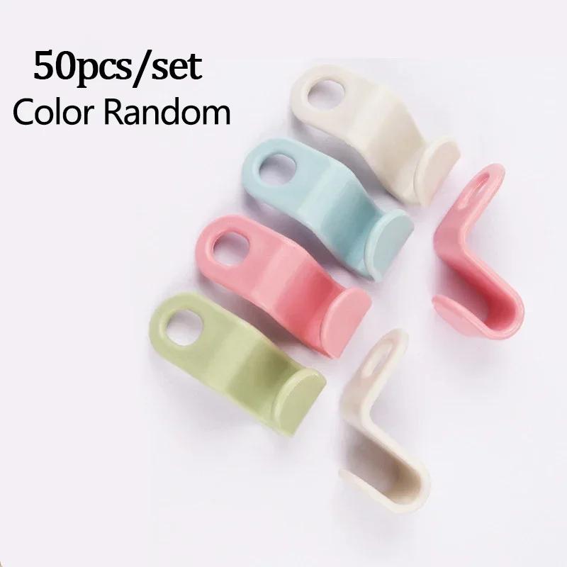 10/20/30pcs- Wardrobe Hanger Hooks Multifunction Cascading Plastic Bedroom Wardrobe Storage Space Saving Coat Hook