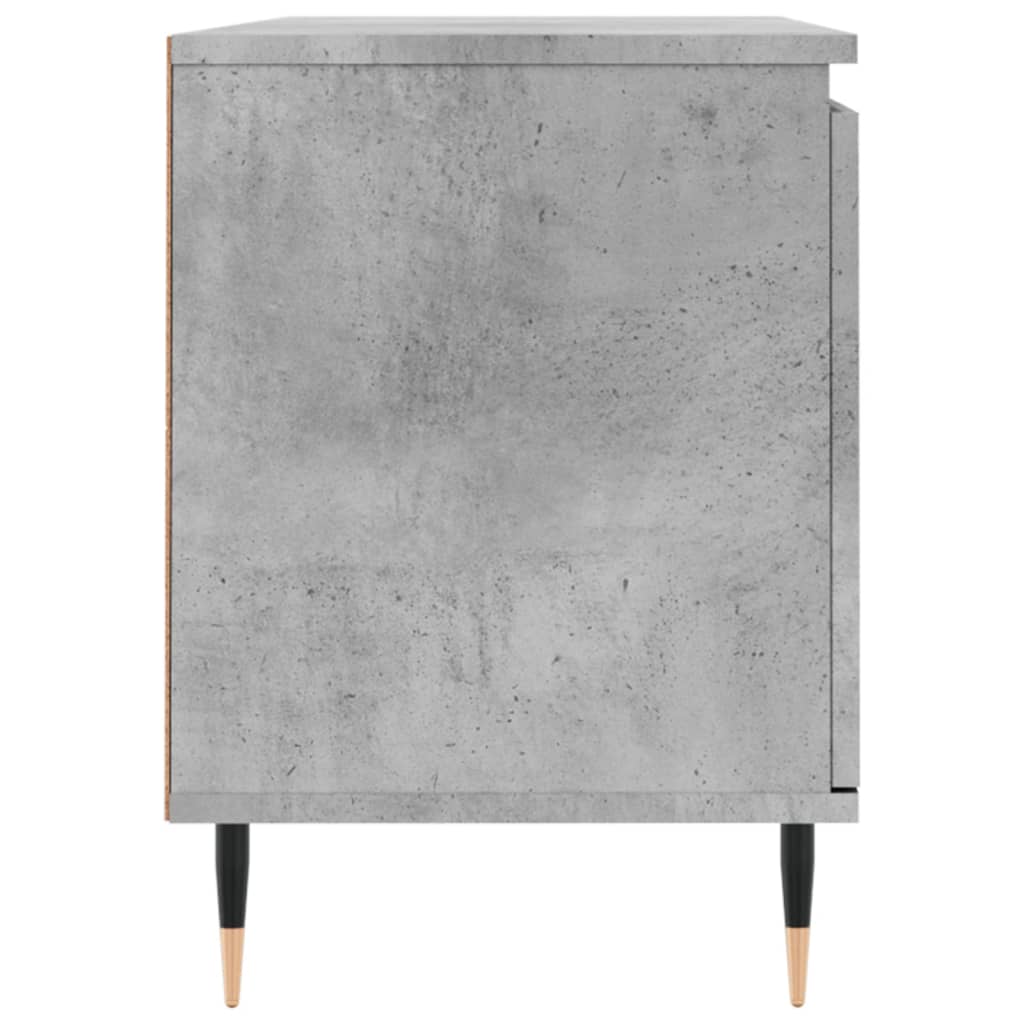 TV Cabinet Concrete Grey 104 x 35 x 50 cm Particleboard