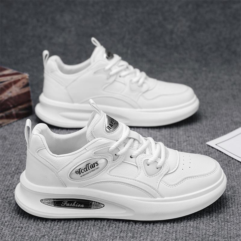 22 years niche leather surface casual sports board shoes tide street Hong Kong style breathable