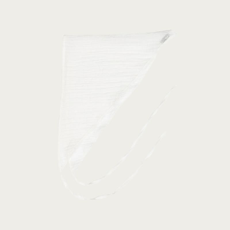 Sasaeorbit Basic scarf_White