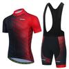 2026 Summer  Men's Bicycle Cycling Suit Short Sleeve Strap Suit Car Breathable Cycling Suit