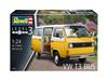 German Revell Scale VW T3 Microbus Plastic Model Kit Molded In Color 1/25 07706,
