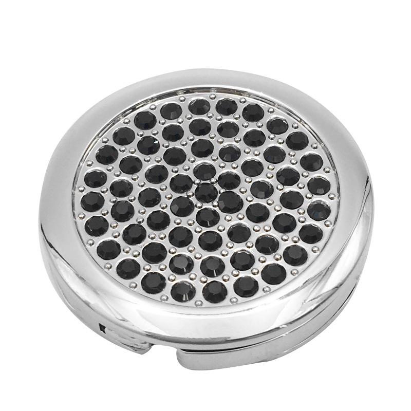 Foldable Round Rhinestone Handbag Hook - Portable Hanger & Holiday Gift