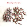 100PCS Zinc Alloy Tyre Valve Core/car Replacement Tire Stem Core Parts  Tire Repair Tools