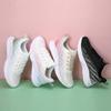 Women Breathable Mesh Sneakers Fashion Colorful Casual Sports Shoes Ladies Light Knitted Running Shoes Elastic Non Slip Sole