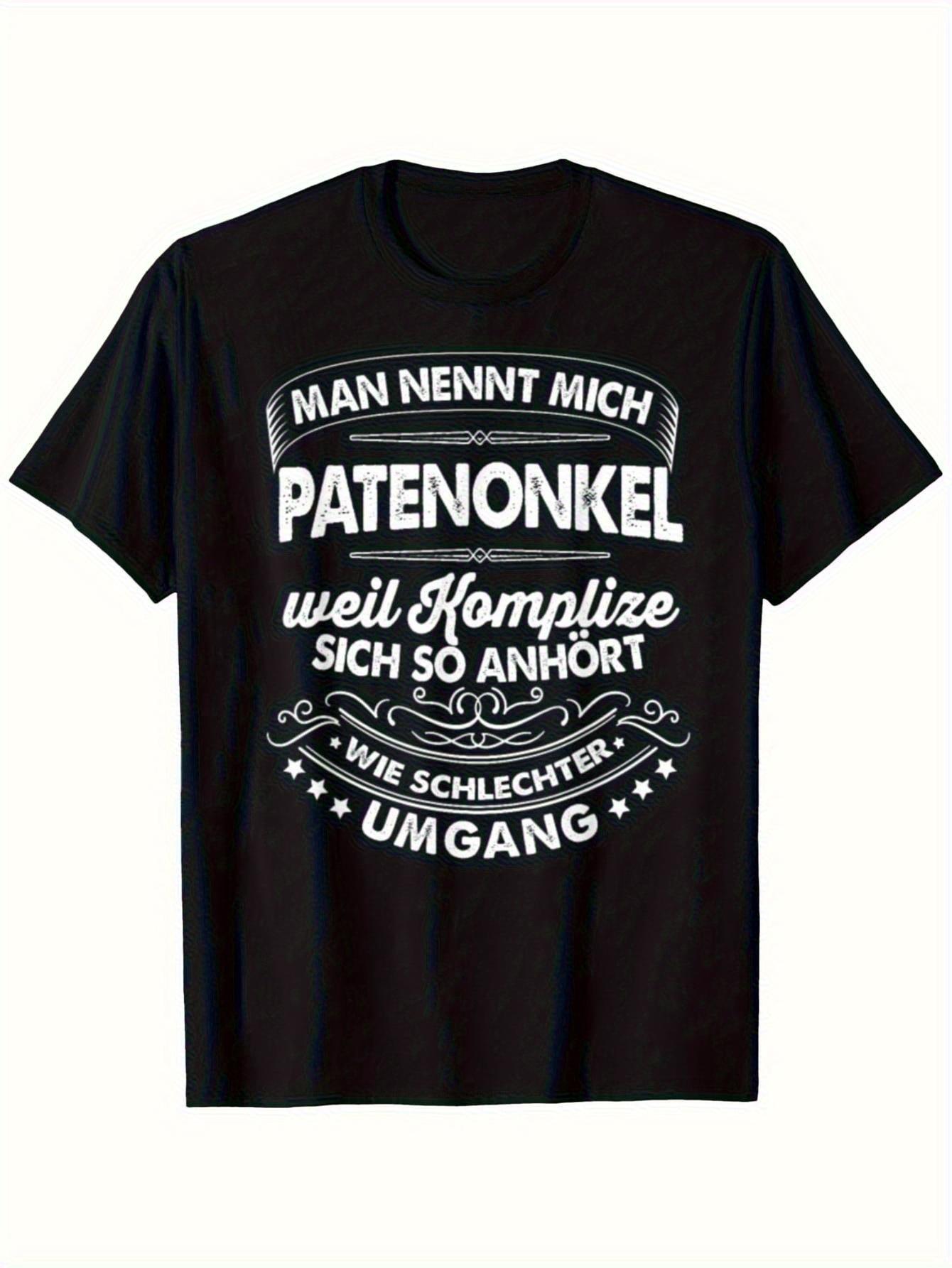 Men S Godfather Movie T-Shirt | Don S Iconic German and English Quotes S