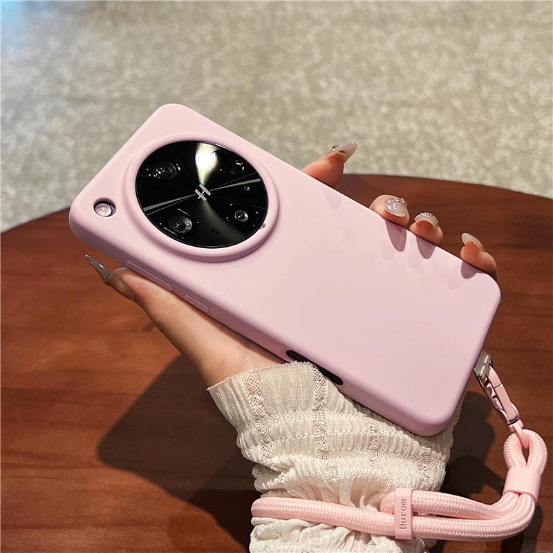 Applicable To OPPOFindX1 Mobile Phone Case Ultra New Pro Liquid Silicone Strap Wristband Lanyard Anti-drop Case