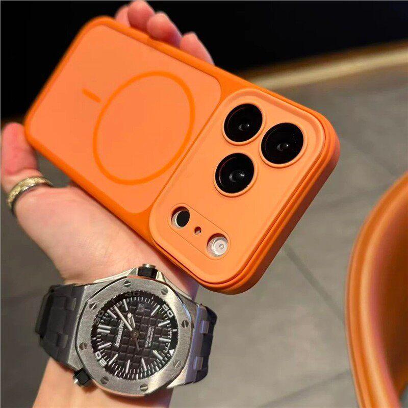 For For Iphone 17 Pro Max for Magnetic Charging Case For For Iphone Air 17 14 1 Plus 12 13 16 Pro Max Lens Film Cover