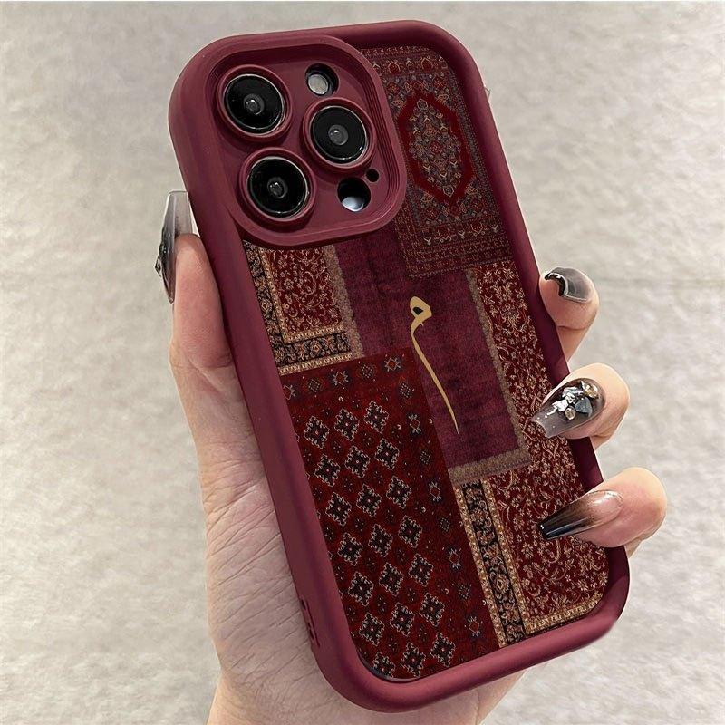 Collage Persian carpet pattern phone case suitable for iPhone 17 16 15 14 13 12 11 Pro/Max/Plus anti drop and shockproof